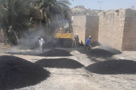 گزارش تصویری از لکه گیری و ترمیم آسفالت معابر سطح شهر مسجدسلیمان توسط شهرداری