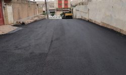 آغاز عملیات آسفالت منطقه چهاربیشه پشت کلانتری / پایان انتظار چندساله ساکنان