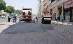 محور پنج‌بنگله تا باشگاه مرکزی تحت پوشش آسفالت قرار گرفت.