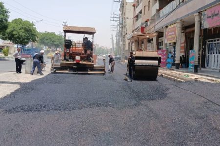 محور پنج‌بنگله تا باشگاه مرکزی تحت پوشش آسفالت قرار گرفت.