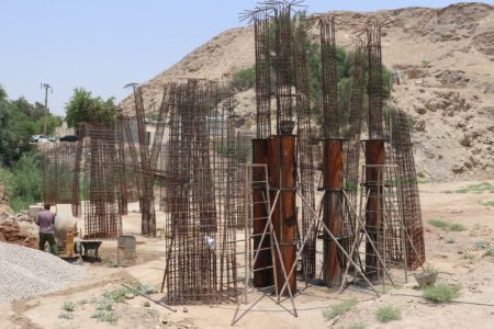 ساخت پل راهبردی مسجدسلیمان وارد مرحله بتن‌ریزی شد / کاهش بار ترافیکی مرکز شهر با اتصال سریع‌تر مناطق شمالی و جنوبی
