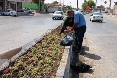 تشریح عملکرد هفتگی معاونت خدمات شهری شهرداری مسجدسلیمان در حوزه فضای سبز / گسترش اقدامات عمرانی و نگهداری در راستای بهبود فضای سبز شهری