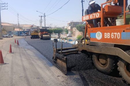 آغاز عملیات آسفالت محور اصلی با تأکید شهردار مسجدسلیمان